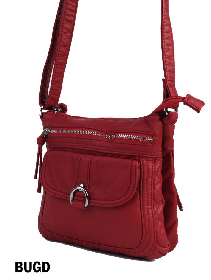 burgundy crossbody purse
