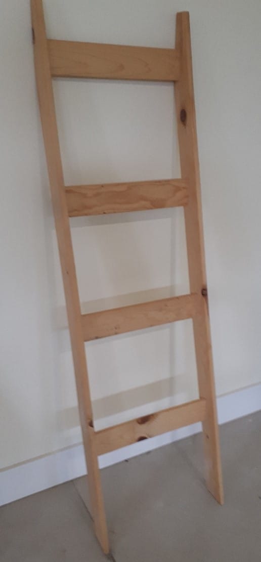 Unfinished blanket ladder hot sale