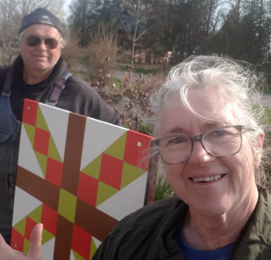 Discovering our local story on our garden barn quilt trail