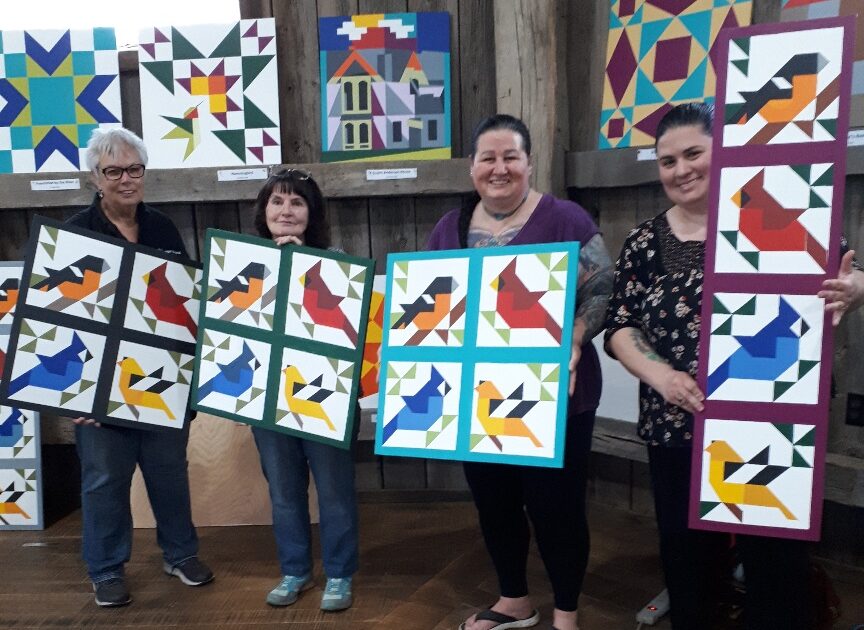 Barn Quilt Experiences allow guests to create their own barn quilt